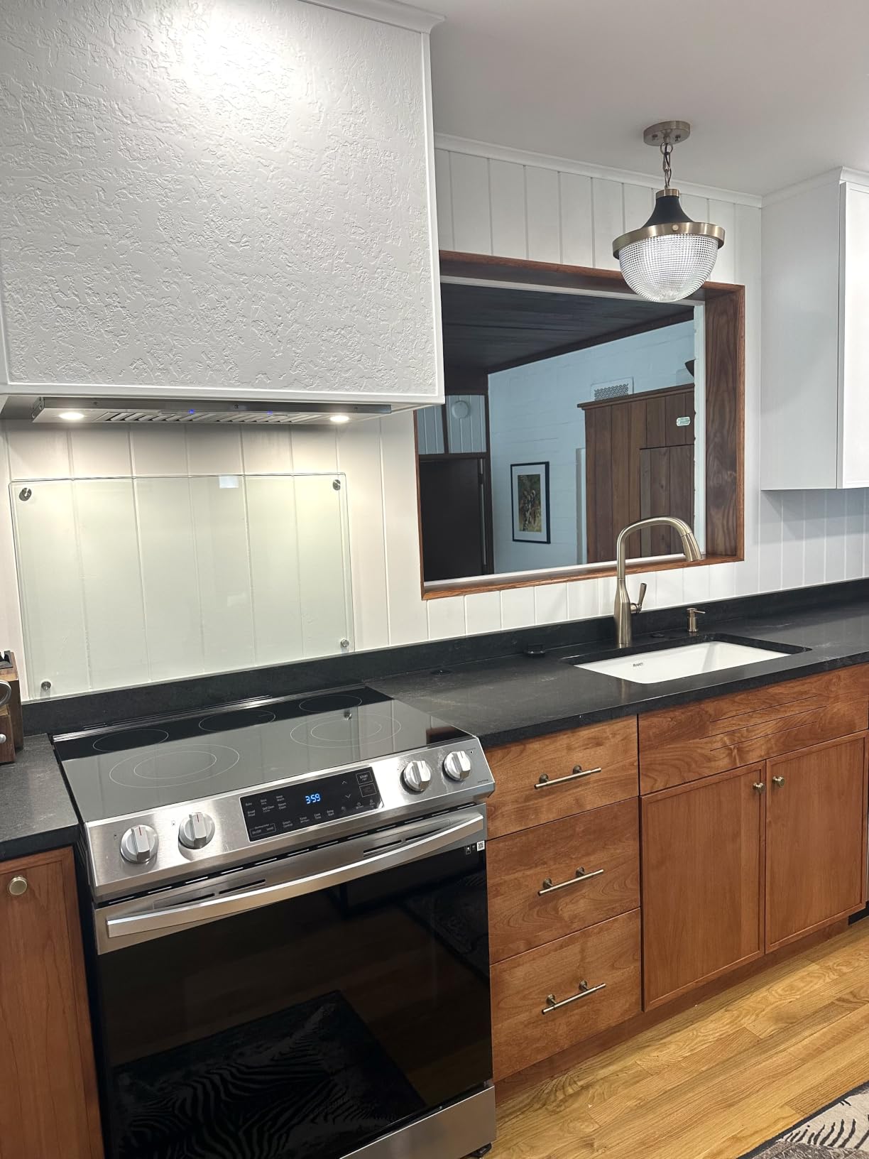 30 inch Insert Range Hood 900 CFM, Ducted/Ductless Convertible Vent Hood, IKTCH Stainless Steel Built-in Kitchen Vent Hood with 4 Speed Gesture Sensing & Touch Control Panel customer photo 2