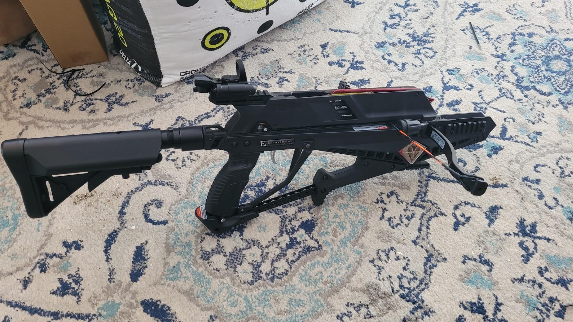 Repeating Adder Crossbow 130 lb Cross Bow with 5 Shot auto-loading Magazine Includes 15 Carbon Arrows Bolts customer photo 1