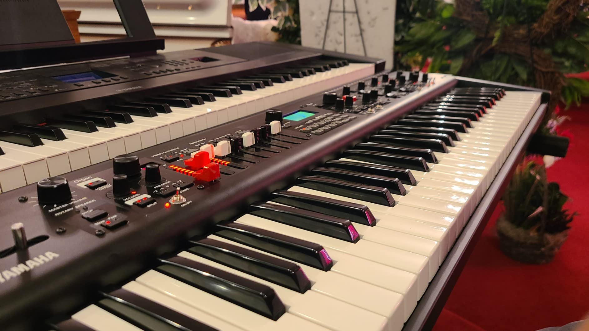 Yamaha YC61 61-Key Organ Focused Stage Keyboard customer photo 2