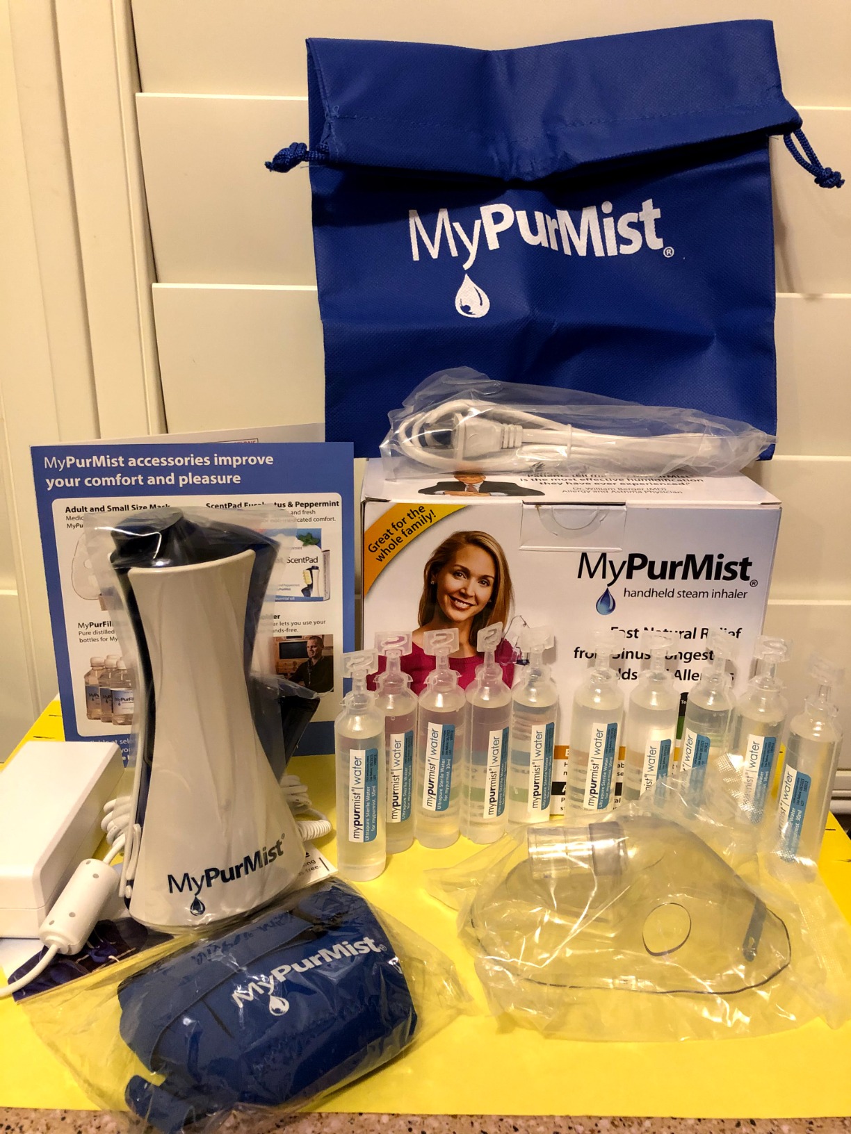 MyPurMist New Classic Handheld Personal Steam Inhaler, Vaporizer and Humidifier (Plug-in) with Bonus Hands-Free Holder customer photo 1