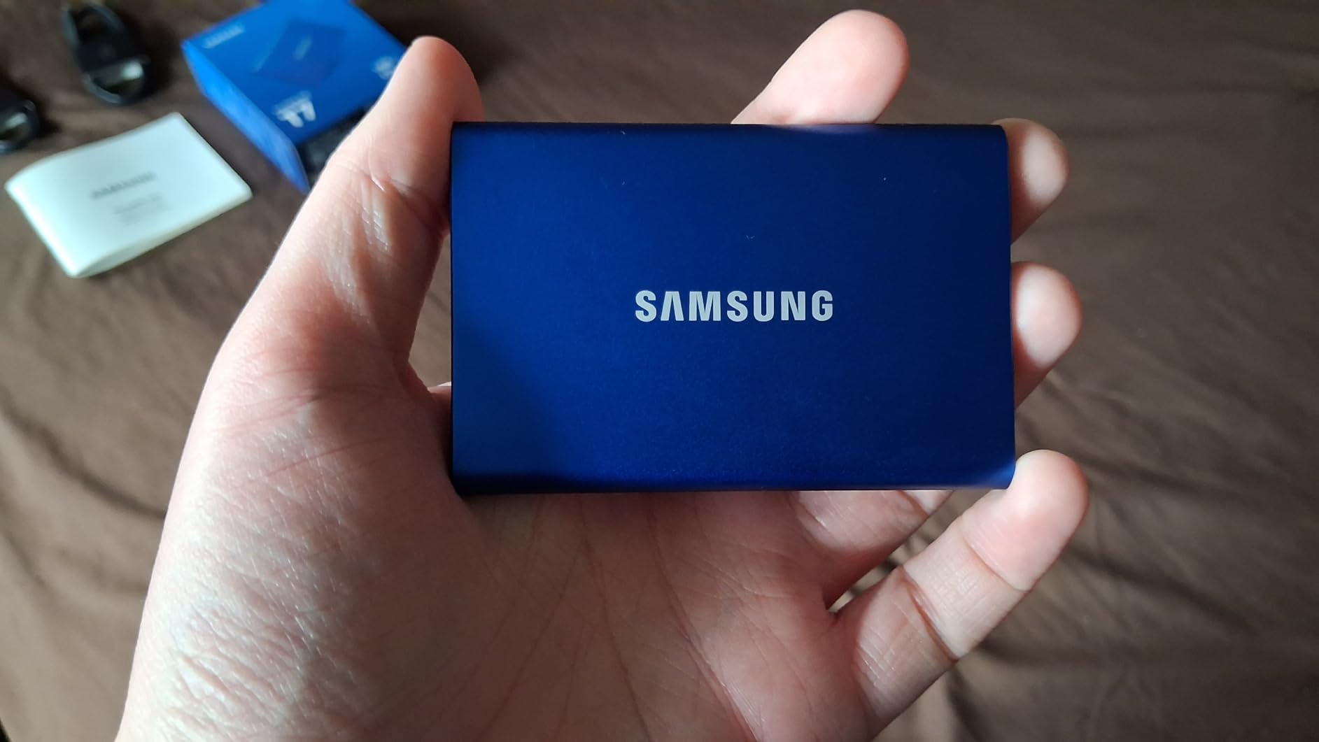 Samsung T7 Portable SSD 1TB Titan Gray, USB 3.2 Gen 2, Up to 1,050MB/s | Reliable External Solid State Drive Storage for Gaming, Students, Professionals customer photo 2