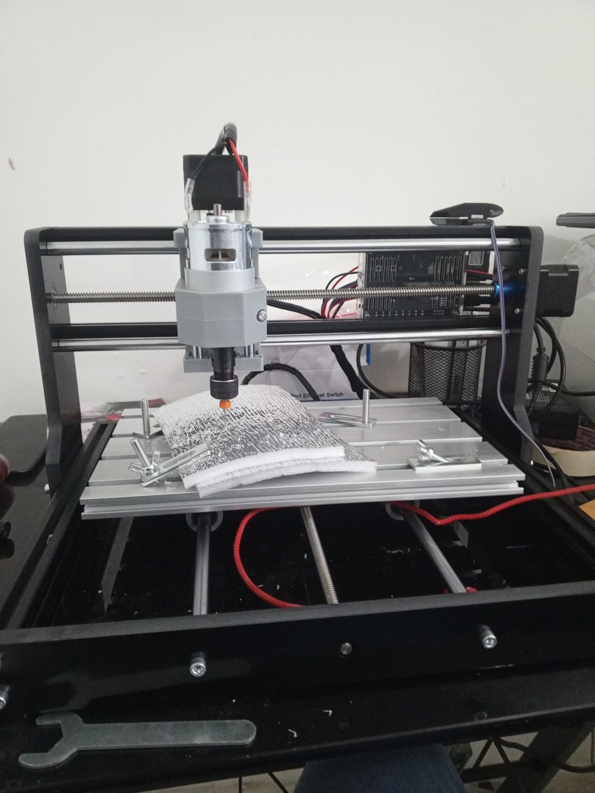CNCTOPBAOS 3 Axis 3018-PRO CNC Router Mini Desktop Milling Engraver Machine | GRBL Control, USB DIY Engraving Machine, 120W PWM Spindle 10000 RPM For Plastic, Acrylic, PVC, PCB, Woodworking Cutting Carving customer photo 2