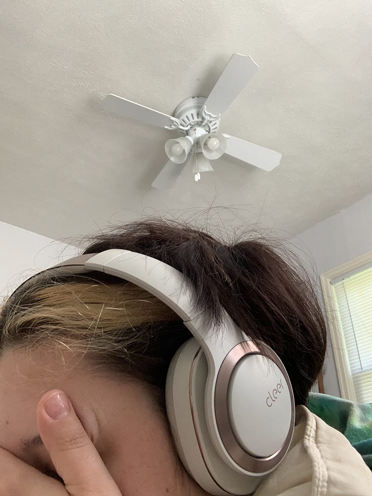 Cleer Enduro ANC Noise Cancelling Over the Ear Bluetooth Headphones with Mic, 60 Hrs Playtime, Noise Canceling, Ambient EQ Modes, Hi-Res Audio, Deep Bass, Multi-Point Connect, Bluetooth 5.0, Dark Navy customer photo 1