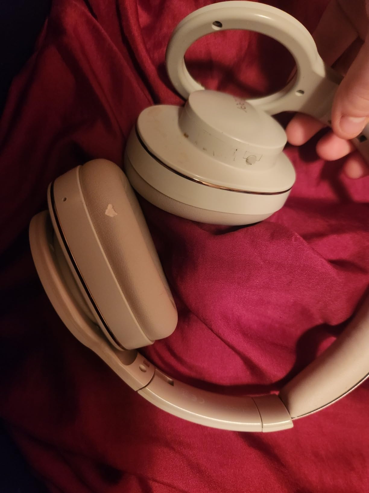 Cleer Enduro ANC Noise Cancelling Over the Ear Bluetooth Headphones with Mic, 60 Hrs Playtime, Noise Canceling, Ambient EQ Modes, Hi-Res Audio, Deep Bass, Multi-Point Connect, Bluetooth 5.0, Dark Navy customer photo 2