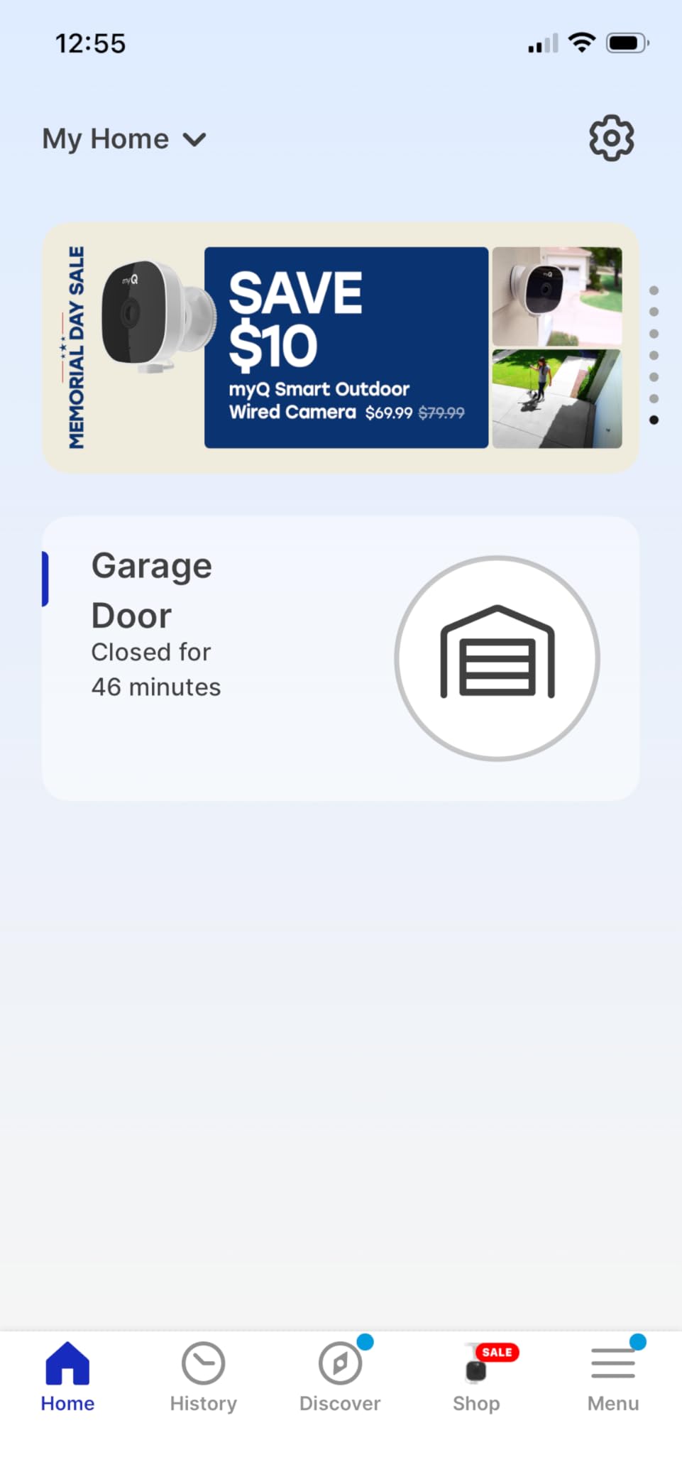 CHAMBERLAIN Smart Garage Control - Wireless Garage Hub and Sensor with Wifi & Bluetooth - Smartphone Controlled, myQ-G0401-ES, White customer photo 2
