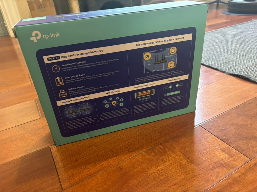 TP-Link AX1800 WiFi 6 Router (Archer AX21 V5) - Dual Band Wireless Internet, Gigabit, Easy Mesh, Works with Alexa customer photo 2