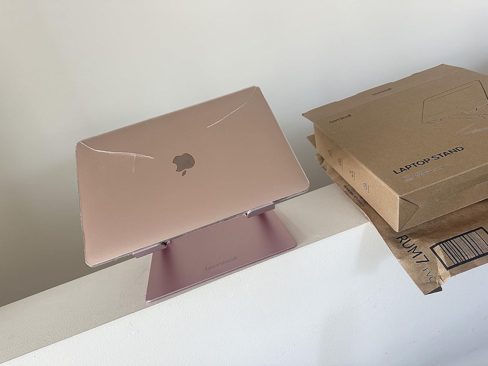 Lamicall Aluminum Laptop Stand for Desk for MacBook Air Pro Neo 10-17.3