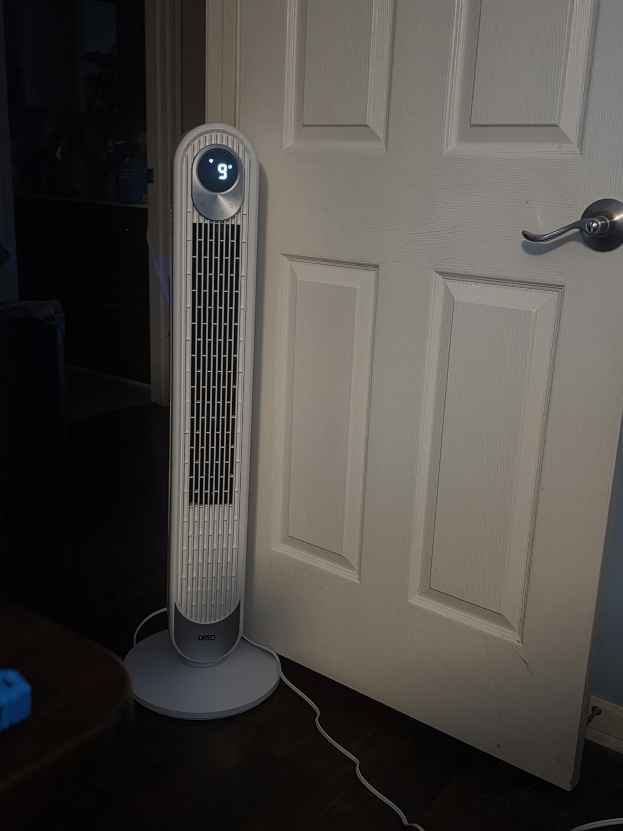 DREO Tower Fan for Bedroom, 28 ft/s, 20dB Quiet Fans that Blow Cold Air, 9 Speeds, 4 Modes, 12H Timer, Oscillating Cooling Standing Floor Fan Powerful for Indoor Home Office Room, LED Display, 42 inch customer photo 2