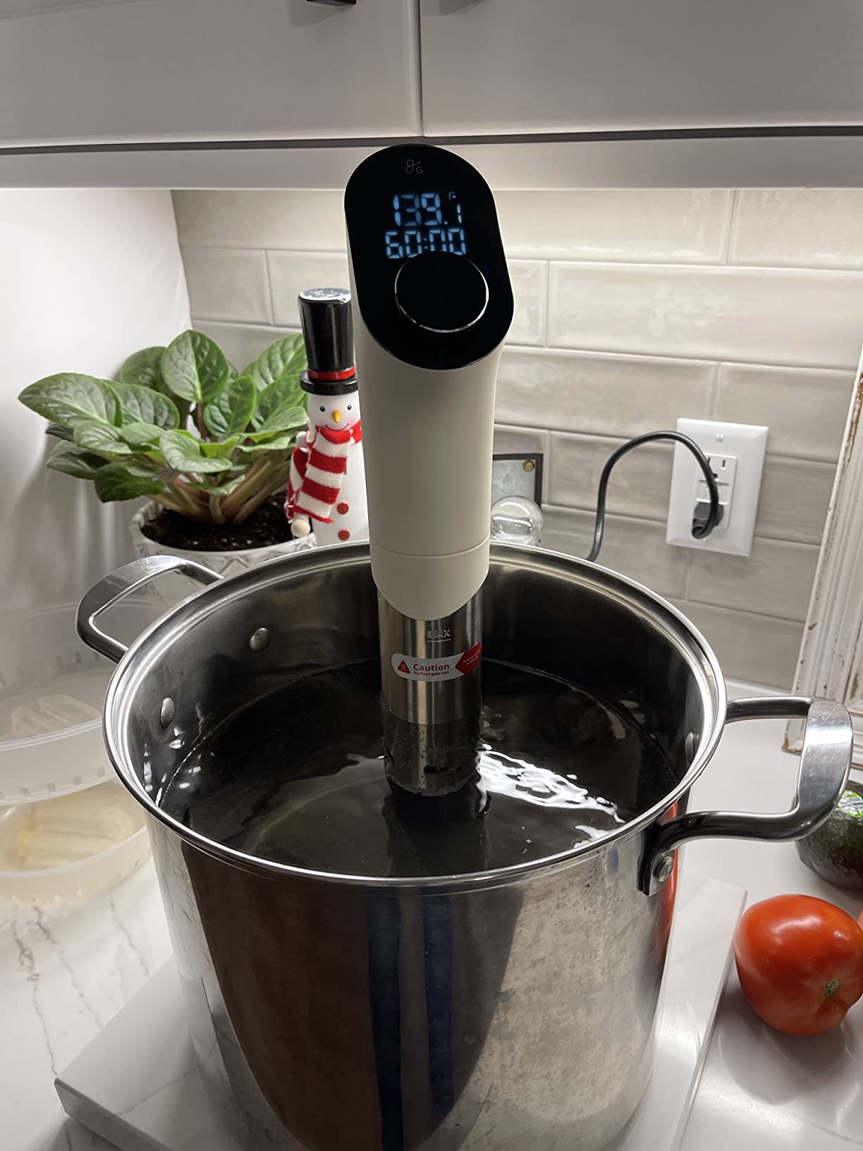 Greater Goods Sous Vide Cooker, 1100W, No App or WiFi Needed (Onyx Black), Quiet Brushless Immersion Circulator, Stainless Steel Cover, Precision Dial Control customer photo 1