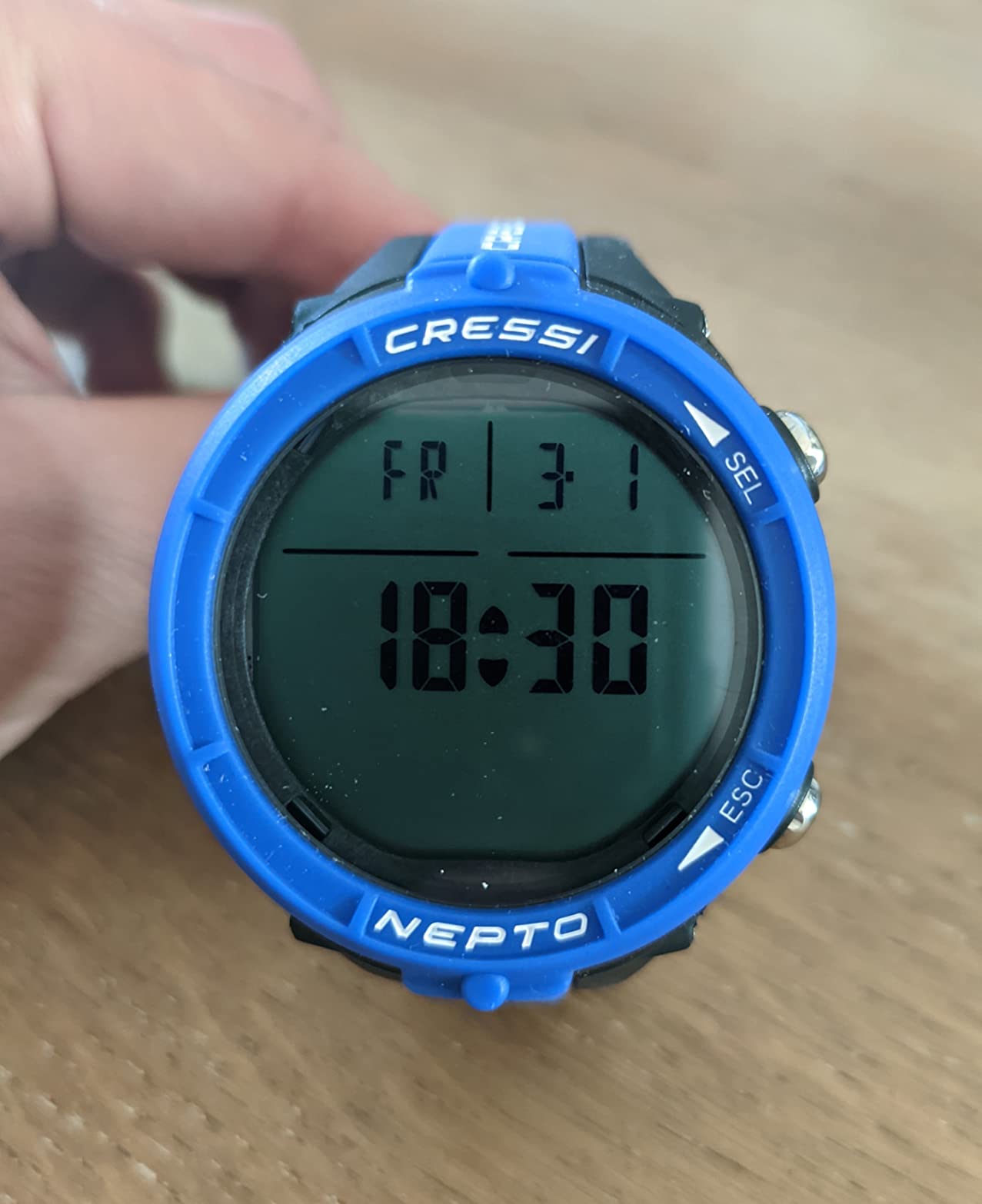 Nepto Freediving Watch Computer - Fully Customizable - Protection Against Taravana Risk - Logbook - Made in Italy customer photo 2