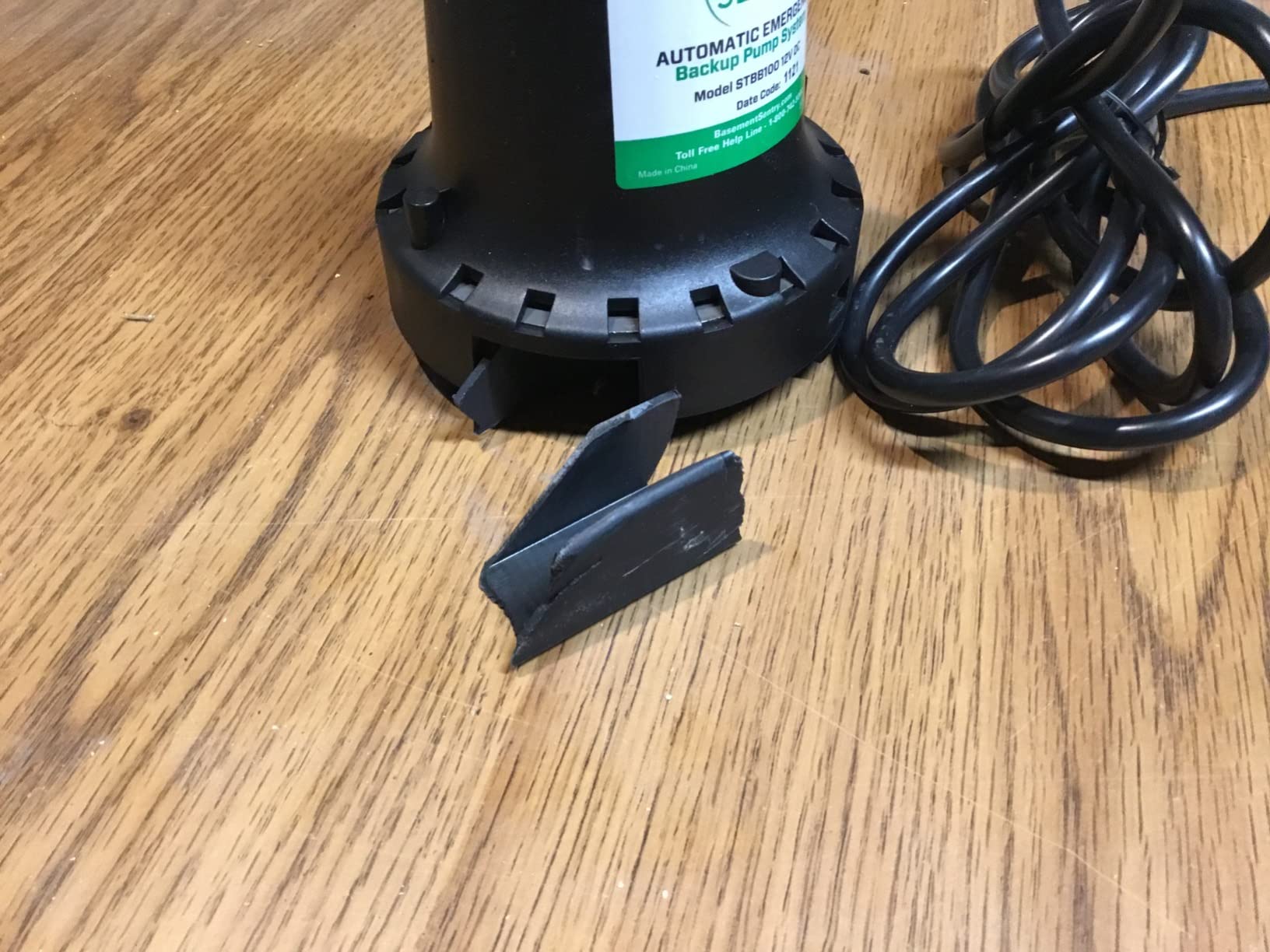 Basement Sentry Automatic Emergency Backup Sump Pump System (12V Battery Powered) Provides Additional Protection Against Basement Flooding When Power Goes Out customer photo 2