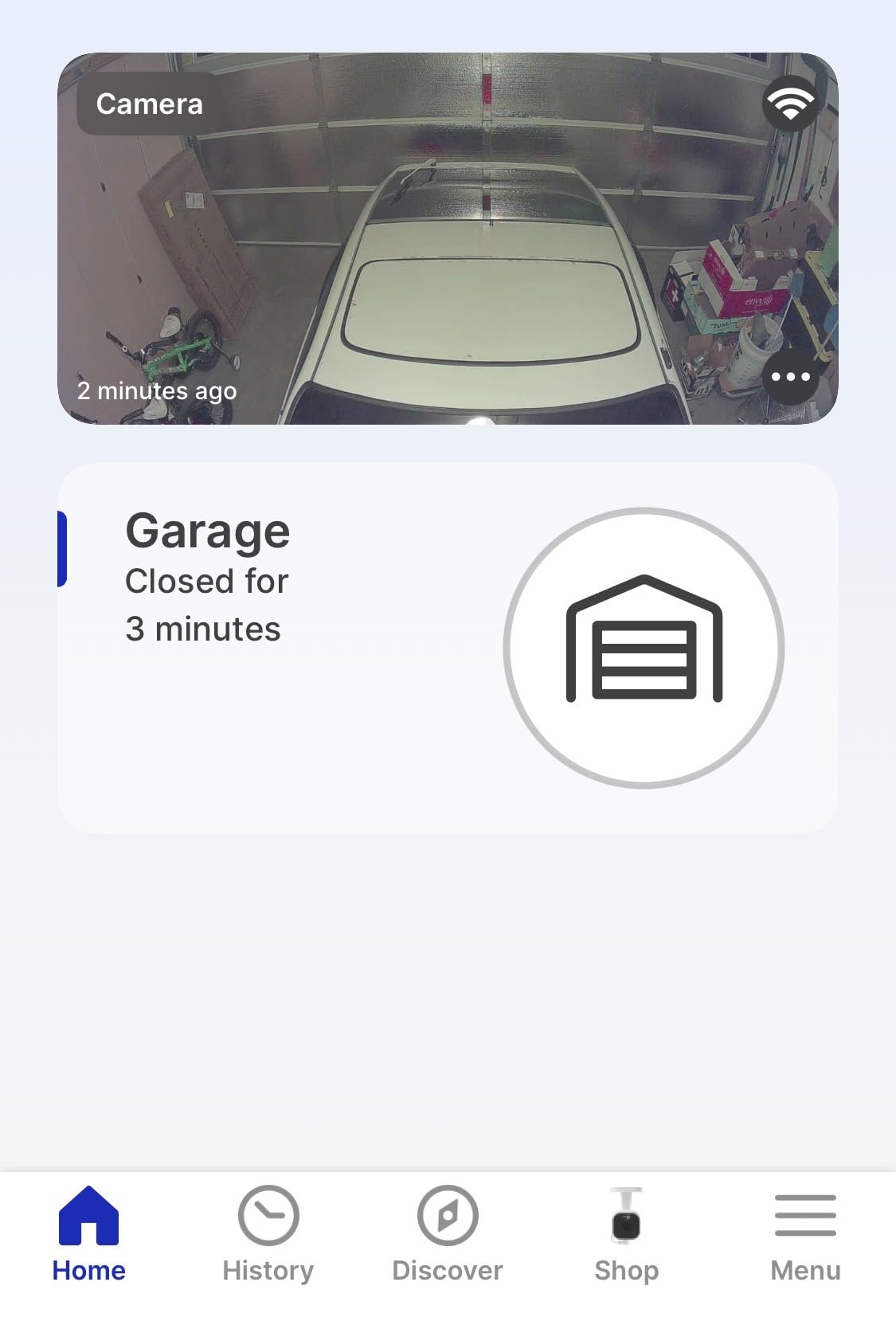 myQ Smart Garage Security Camera - 1080p HD Video, Night Vision, Motion Detection, Magnetic, Wi-Fi, Two-Way Audio, Smartphone Control customer photo 2