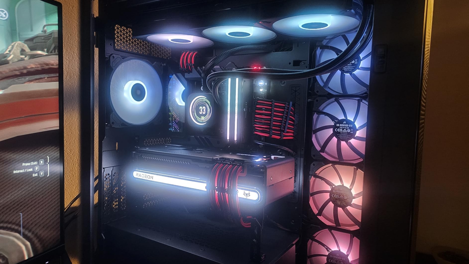 CORSAIR 7000D Airflow Full-Tower ATX PC Case - High-Airflow Front Panel - Spacious Interior - Easy Cable Management - 3X 140mm AirGuide Fans with PWM Repeater Included - Black customer photo 1