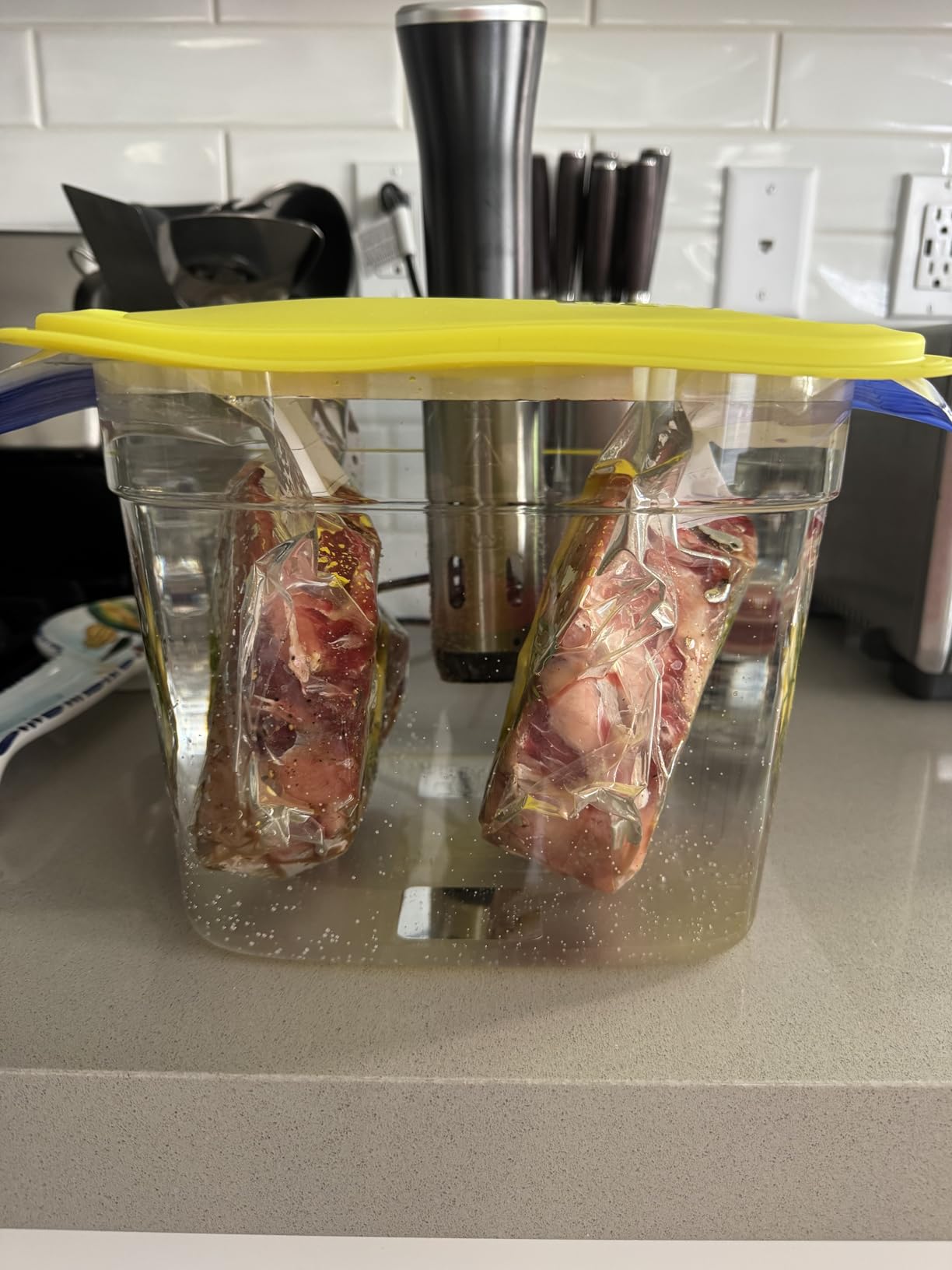 Wancle Sous Vide Cooker 1100W IPX7 Waterproof Thermal Immersion Circulator customer photo 2