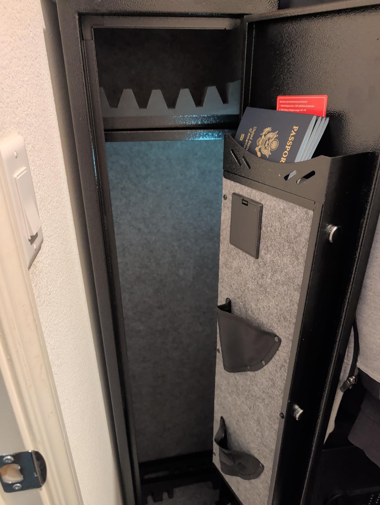 Kaer 4-5 Biometric Gun Safe, Gun Safe for Rifles and Pistols, Long Rifle Safe for Home with Fingerprint, Digital Keypad customer photo 2