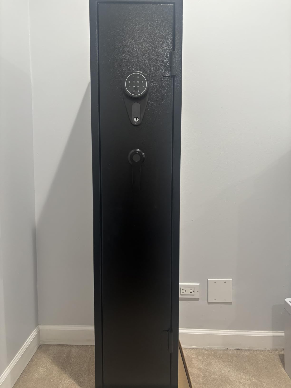 KAER Assembled Gun Safe for Rifles and Pistols with Electronic Lock | Gun Cabinet for 3-5 Shotguns 5 Handguns customer photo 1