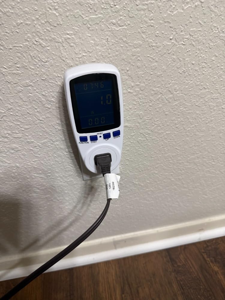 Upgraded Watt Power Meter Plug Home Electrical Usage Monitor Consumption, Energy Voltage Amps Kill Tester with Backlight, Overload Protection, 7 Modes Display customer photo 1