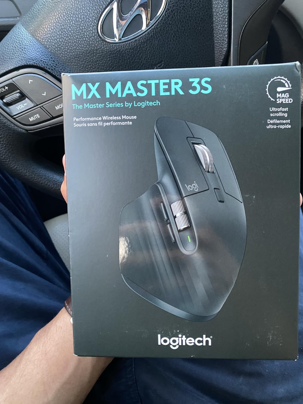 Logitech MX Master 3S Wireless Mouse Standard Edition with Logi Bolt USB Receiver, Ultra-Fast Scrolling, Ergo, 8K DPI, Track on Glass, Quiet Clicks, USB-C, Bluetooth, Windows, Linux, Chrome - Graphite customer photo 1