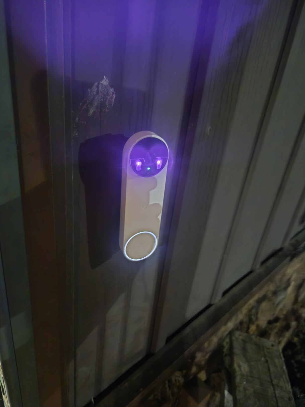 Google Nest Doorbell (Battery) - Ivy | 6x digital zoom video doorbell, HD, 24/7 live view, Night vision, HDR, works with Google Home & Gemini customer photo 2