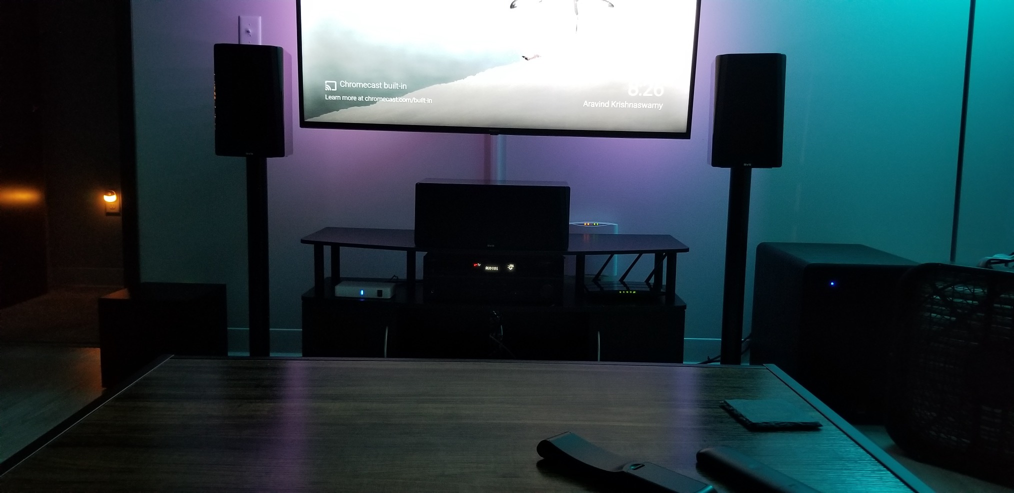 DYNASTY PROAUDIO WSA-5RP Wireless Rear Speaker Kit with Built-in Amplifier - 5.2/5.8GHz Dual Band, 106 RF Channels Anti-Interference, 2x50W Class-D Power, 100ft Range - for Home Theater Surround Sound customer photo 2