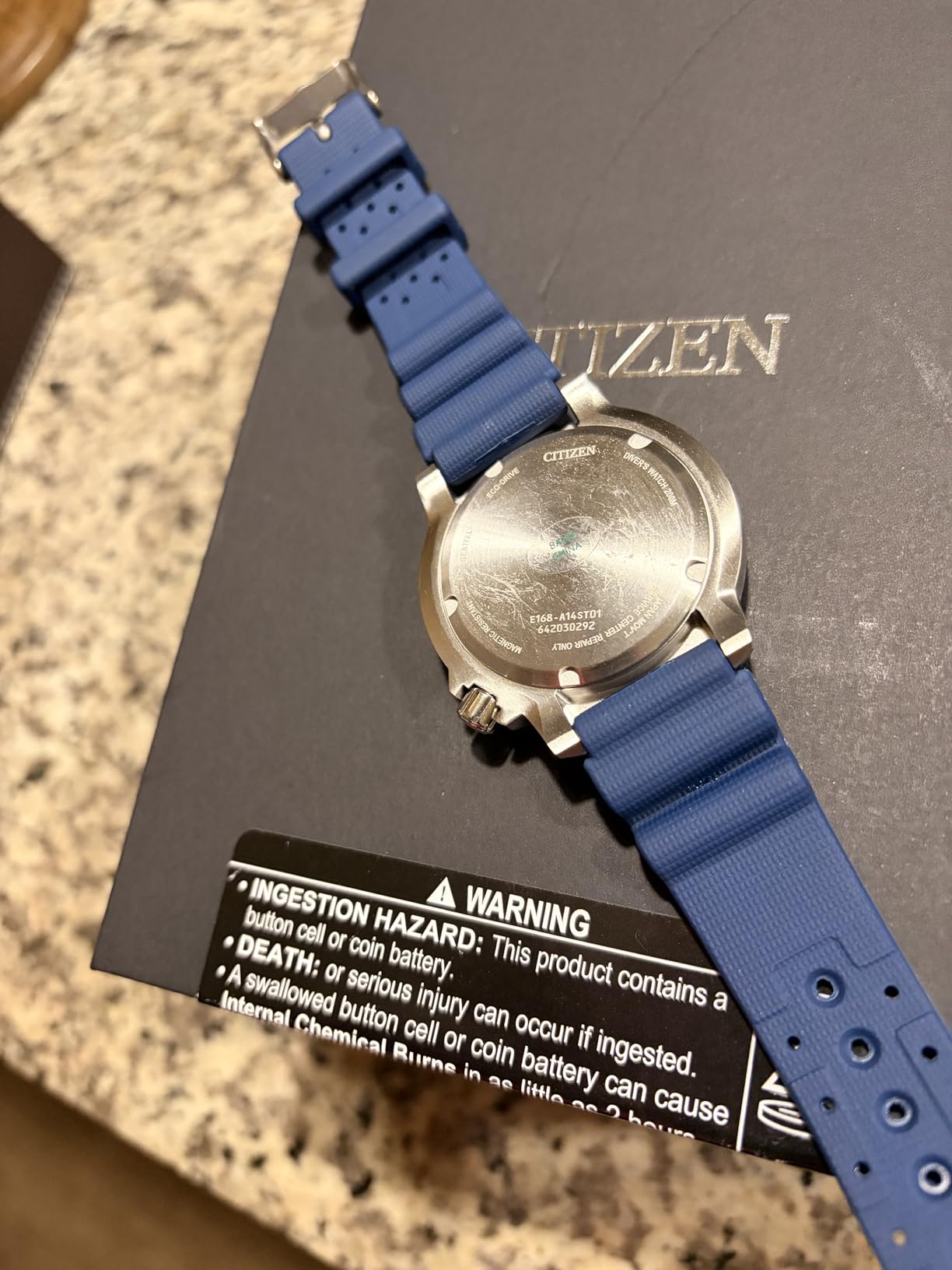 Promaster Dive Eco-Drive Watch, 3-Hand Date, ISO Certified, Luminous Hands and Markers, Rotating Bezel customer photo 1