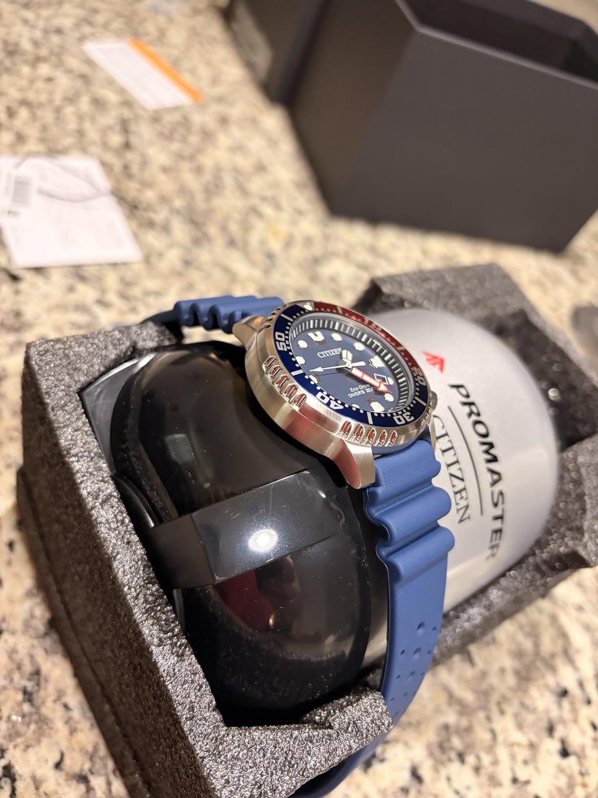Promaster Dive Eco-Drive Watch, 3-Hand Date, ISO Certified, Luminous Hands and Markers, Rotating Bezel customer photo 2