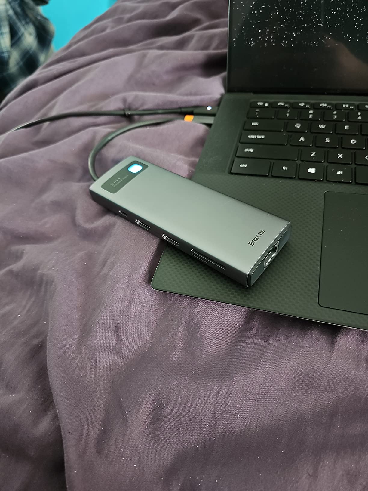 Baseus Laptop Docking Station Dual Monitor 9 in 1 USB C Hub up to 4K@120Hz with 2 HDMI, 1000Mbps LAN, Max 85W PD, 3 USB, SD Card Reader,USB C Dock Compatible with iPhone/Mac/Dell/HP/Surface/Steam Deck customer photo 2