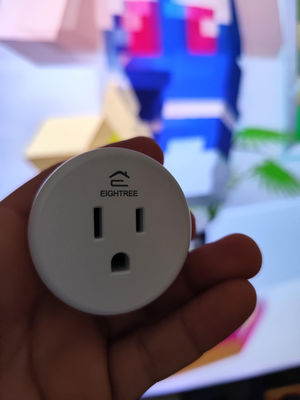Smart Plug, Smart Home WiFi Outlet Compatible with Alexa & Google Home, Smart Socket with Remote Control & Timer Function, 2.4GHz WiFi Only customer photo 1