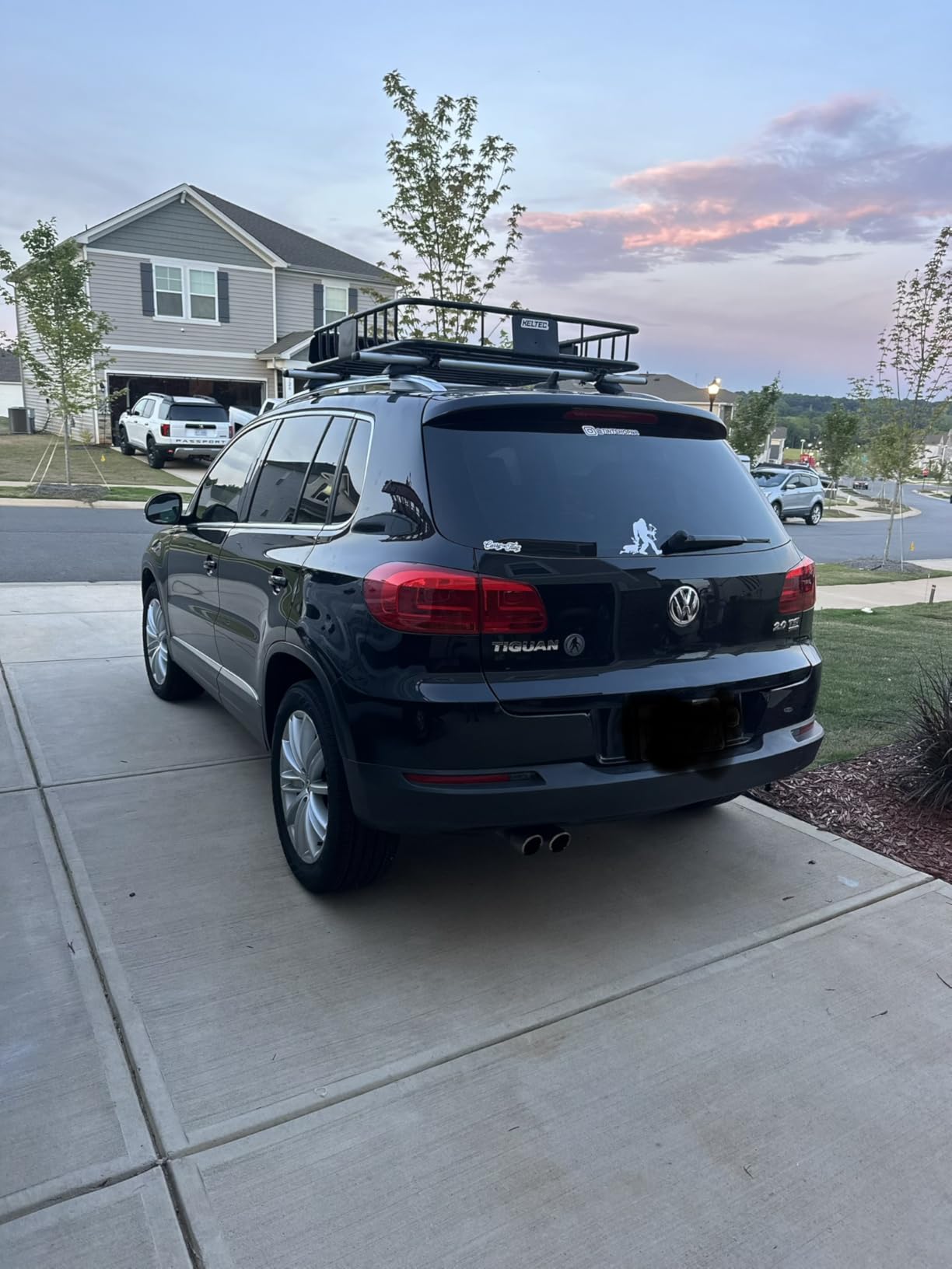 COWVIE 53 Inch Aluminum Roof Rack Cross Bars for Raised Side Rails, Adjustable Cargo Bars, Hold 165 LBS, Silver customer photo 2
