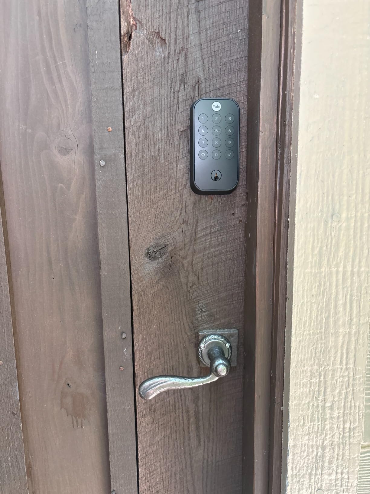 Yale Security Assure Lock 2 Deadbolt, Satin Nickel Keyed Smart Entry Door Lock with Wi-Fi Connected Keypad for Code Entry and Remote Access, YRD410-WF1-619 customer photo 1