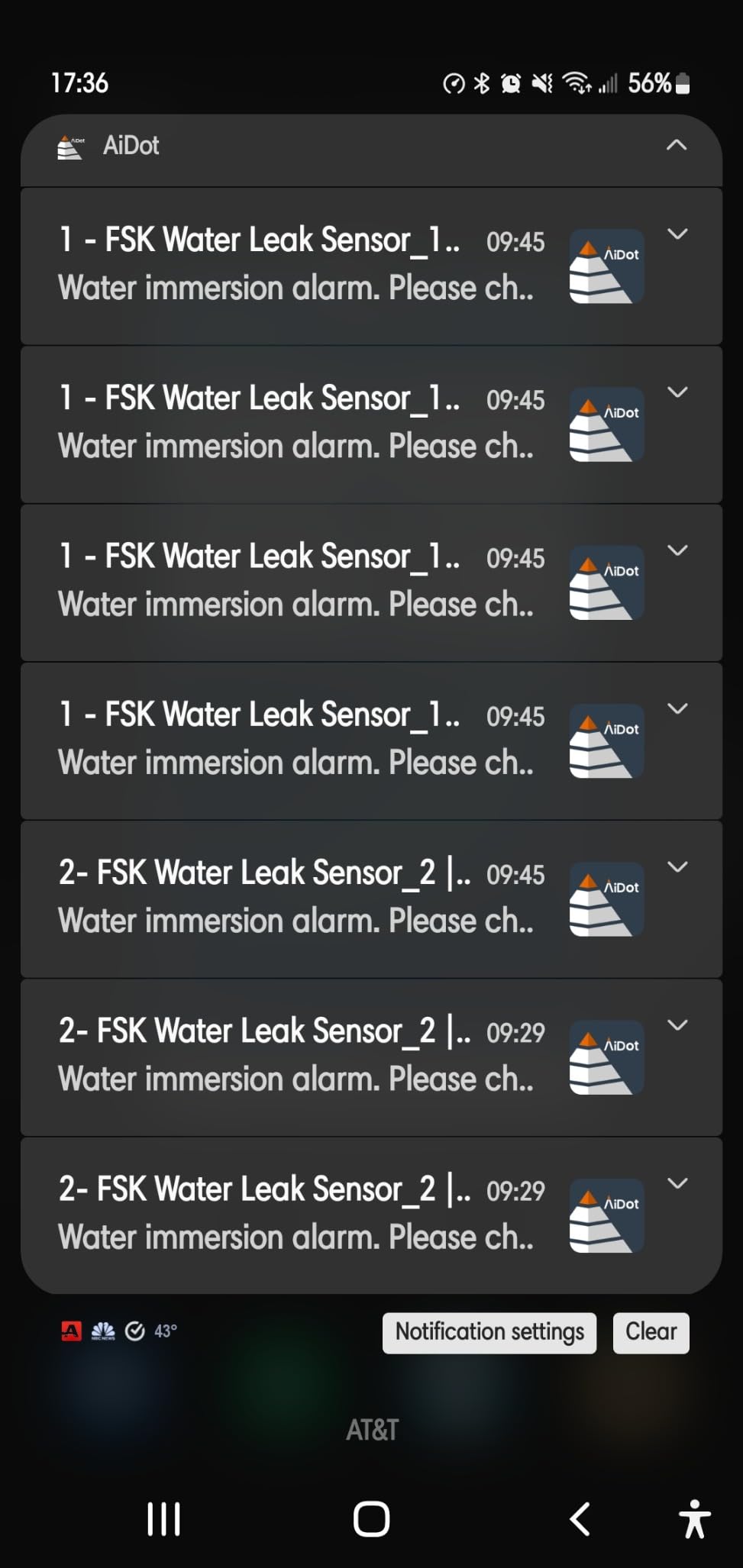 Winees WiFi Water Leak Detector for Home, 3 Pack Water Sensors with 100dB Adjustable Alarm, Leak Alert Email&SMS Notification, 200M Transmission for Basement, Bathroom, Laundry, IFTTT, 2.4G WiFi Only customer photo 1