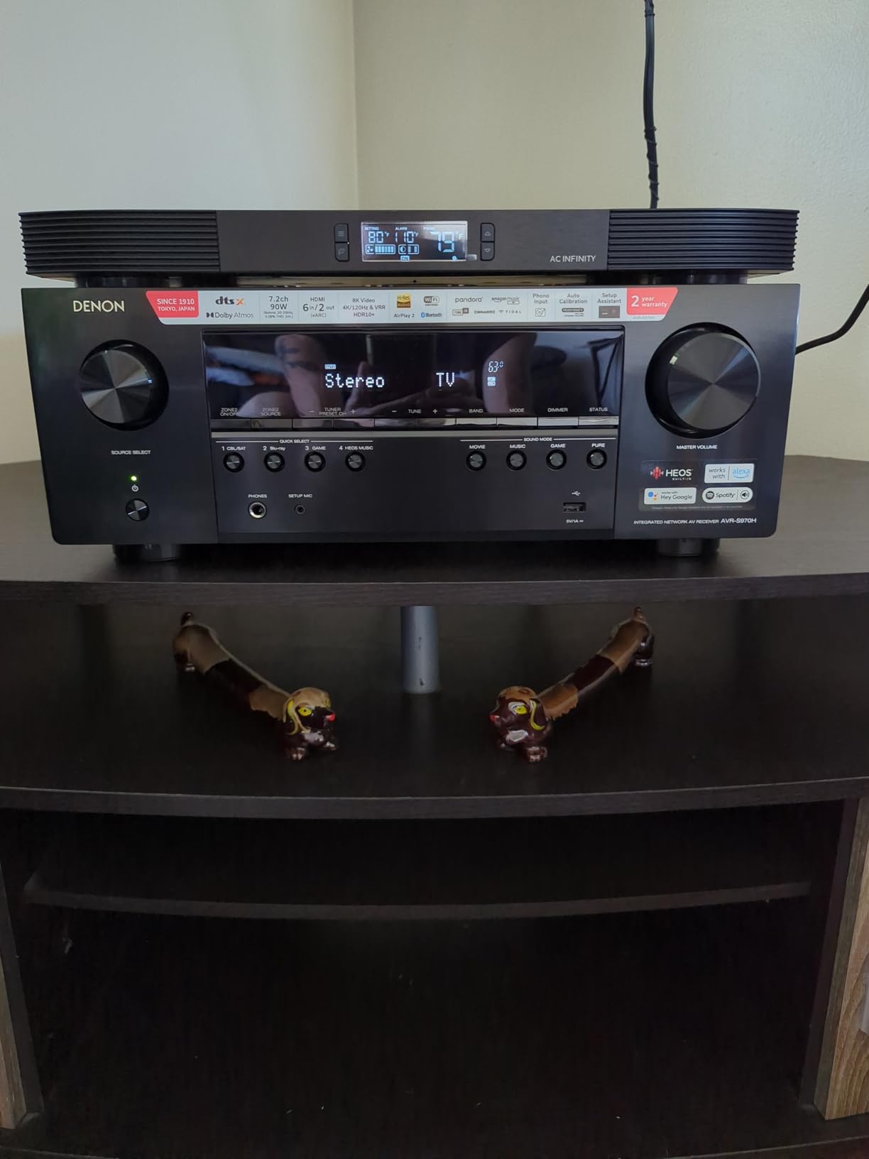 Denon AVR-S970H 8K Ultra HD 7.2 Channel (90W X 7) AV Home Audio Receiver, Built for Gaming, Music Streaming, 3D Audio & Video customer photo 2