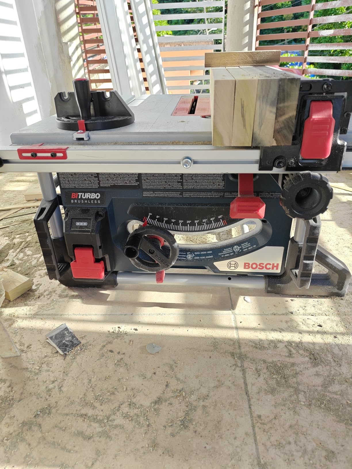 BOSCH GTS18V-08N14 PROFACTOR 18V 8-1/4 In. Portable Table Saw Kit with (1) CORE18V 8 Ah High Power Battery customer photo 2