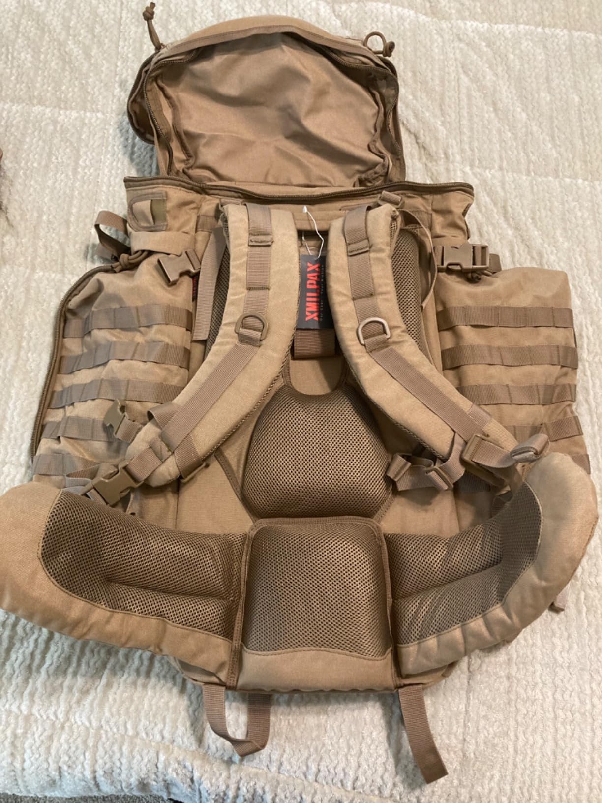 Large Internal Frame Backpack Tactical MOLLE Pack for Camping Backpacking Hunting Bushcraft Adventure 70L customer photo 1