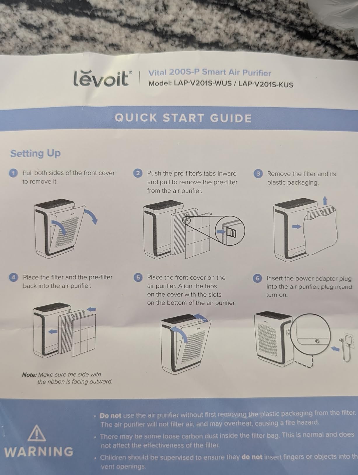 LEVOIT Smart Air Purifier for Home Large Room up to 1875 Ft² Vital 200S-P customer photo 2