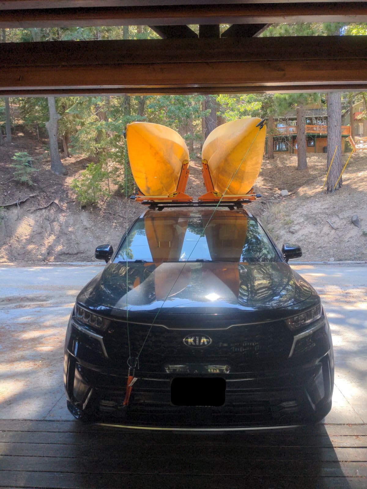 TOOENJOY Heavy-Duty Kayak Lift Assist Roof Rack, 100 LBS Capacity Kayak Canoe Rooftop Loader, Elevating Assist System for Easy Loading customer photo 2
