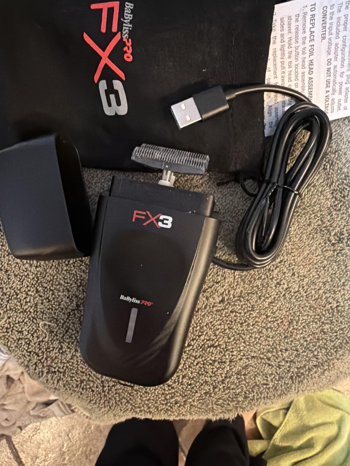 BaBylissPRO Barberology FX3 Collection Double Foil Shaver customer photo 2