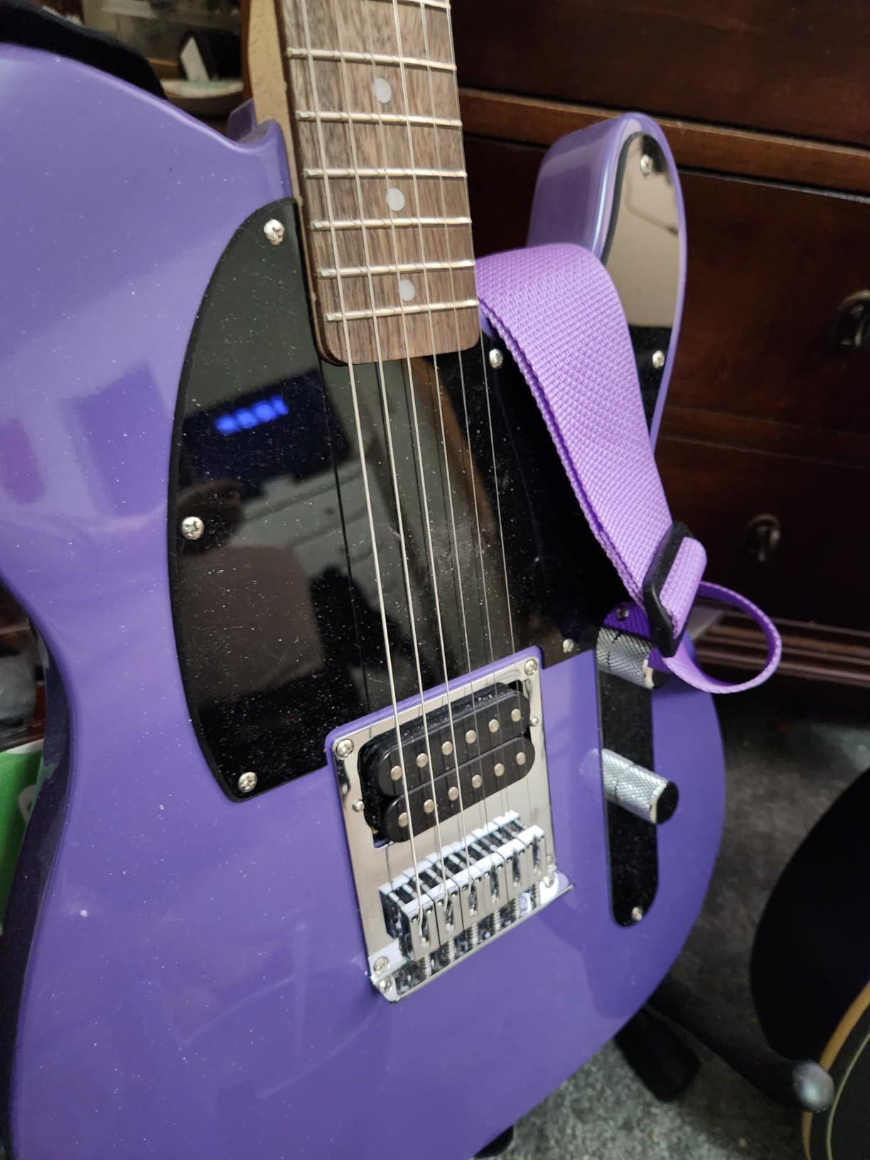 Squier Sonic Esquire Electric Guitar, Ultraviolet, Laurel Fingerboard customer photo 1