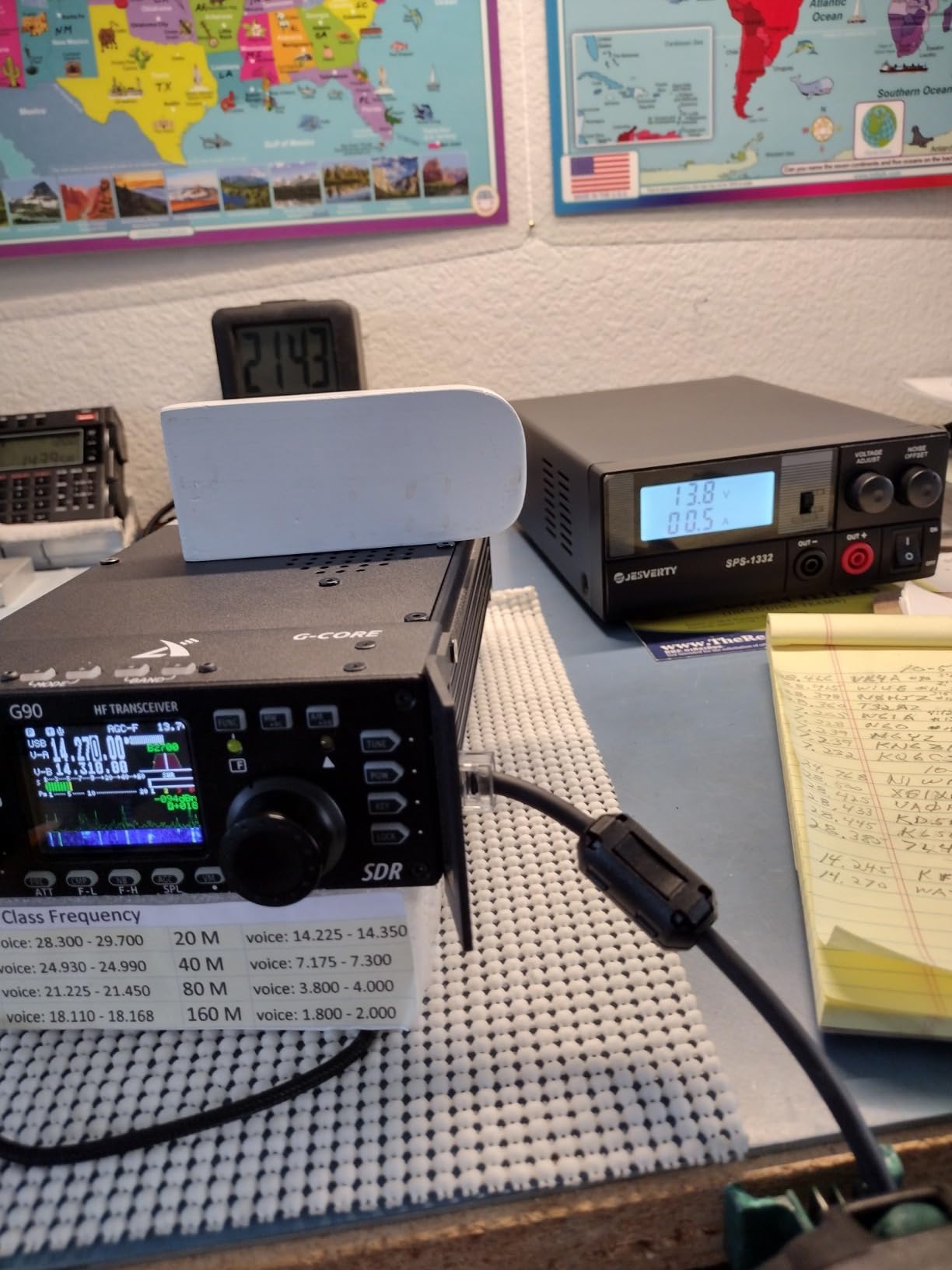 Universal Compact Bench Power Supply - 30 Amp Regulated Home Lab Benchtop AC-to-DC Converter 13.8 Volt/9-15Volt, Cooling Fan, Screw Type Terminals - Jesverty SPS-1332 customer photo 2