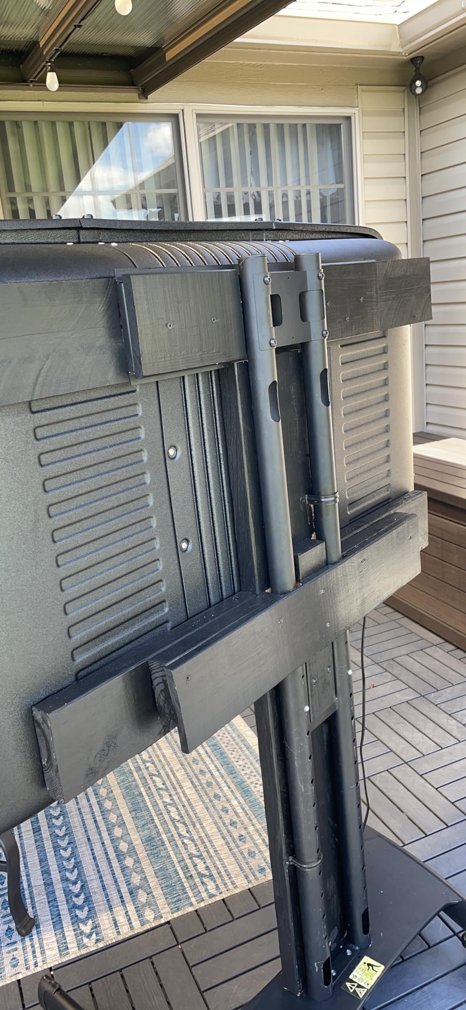 E-Series 58-65 Inch Outdoor TV Enclosure, Weatherproof Cover | Weatherproof | 2-Year Warranty | Protective | All-Season | Outdoor | Impact Resistant | TV Cabinet customer photo 2