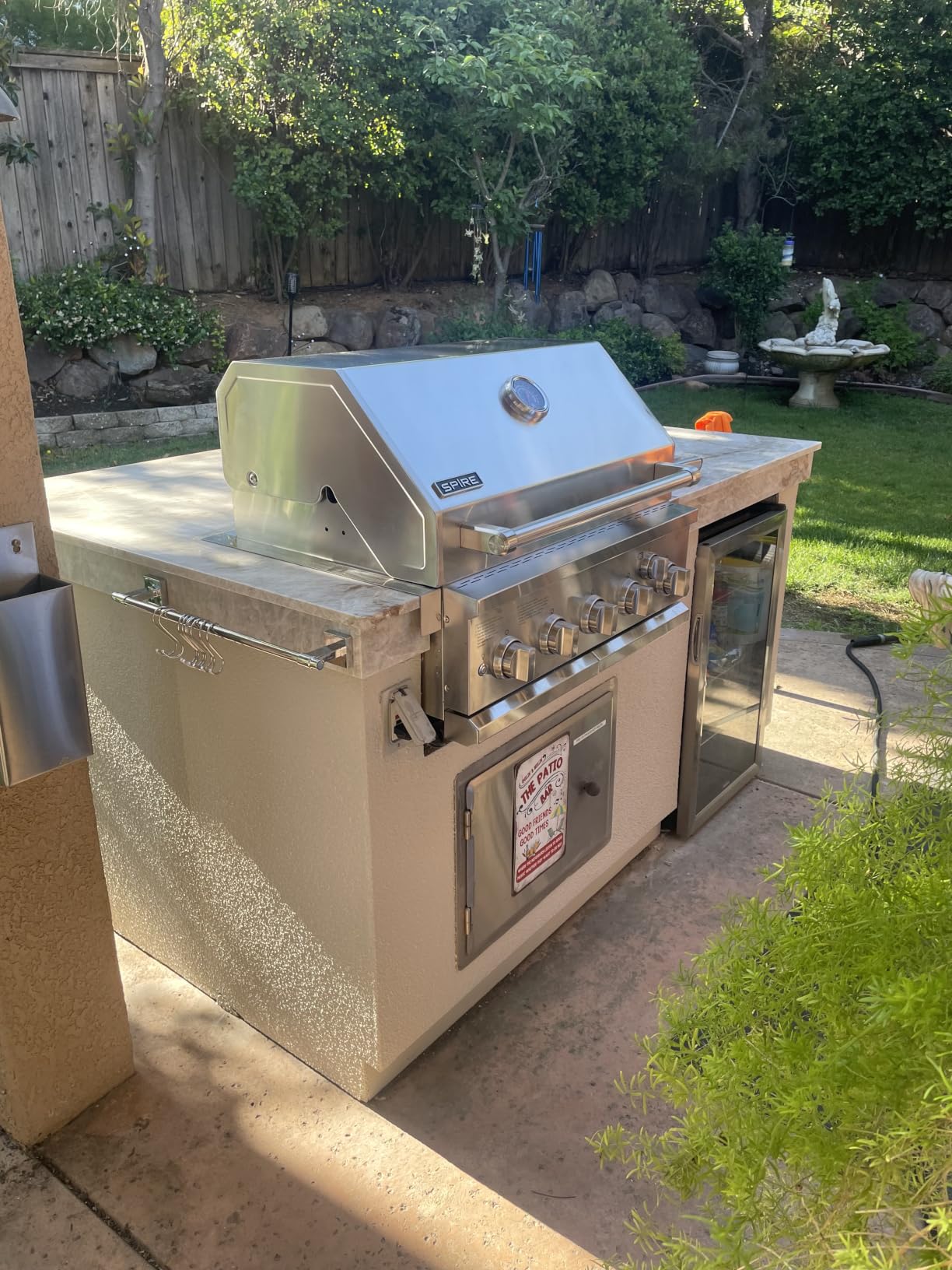 Spire Premium 6 Burner Built In Gas Grill Island Head, Stainless Steel 36 Inch Propane Grill with Rear Burner, 73,000 BTUs, 904 SQ In Racks with Dual Fuel Compatibility - 740-0781P customer photo 1