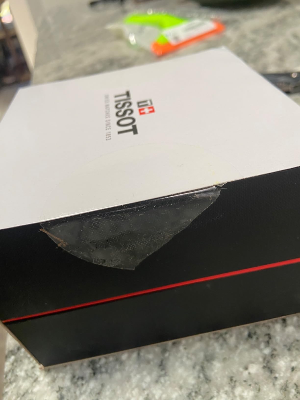 Tissot Mens Tissot Classic Dream 316L Stainless Steel case with Yellow Gold PVD Coating Quartz Watch, Brown, Leather, 22 (T1294103626100) customer photo 2
