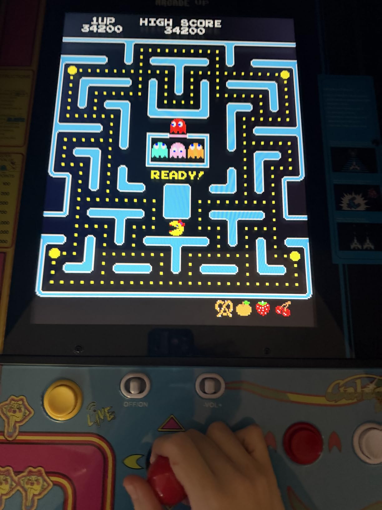 Arcade1Up Ms. Pac-Man Class of '81 Deluxe Arcade, 12 Retro Games | Gaming Cabinet with 17-Inch LCD Screen and Real Feel Joysticks and Buttons customer photo 2