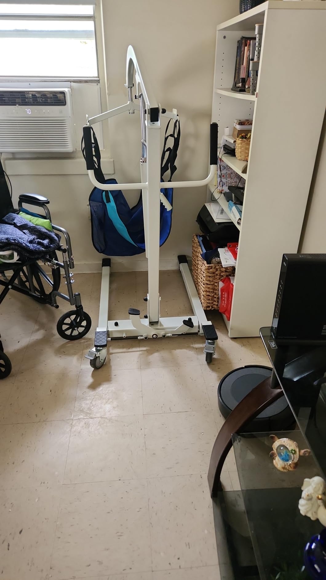 Vive Hydraulic Patient Lift for Home Use - Portable, Medical Patient Transfer Lift System - Sit to Stand Lift Assist for Elderly - Floor & Fall Elderly Lift - for Car, Wheelchair, Chair & Bed Transfer customer photo 1