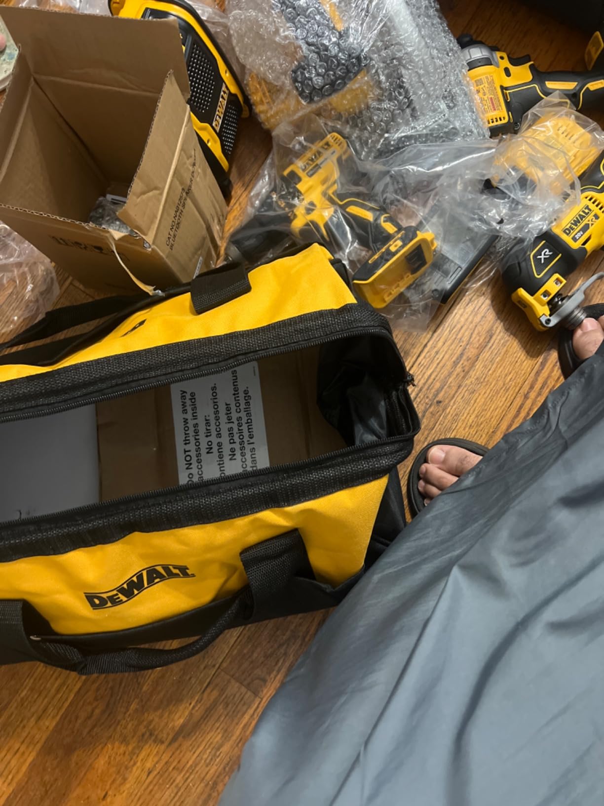 DEWALT 20V MAX Power Tool Combo Kit, 10 Tool Cordless Power Tool Set, 2 Batteries, Charger and 2 Bags Included, Dewalt Brushless Combo Kit (DCK1021D2) customer photo 2