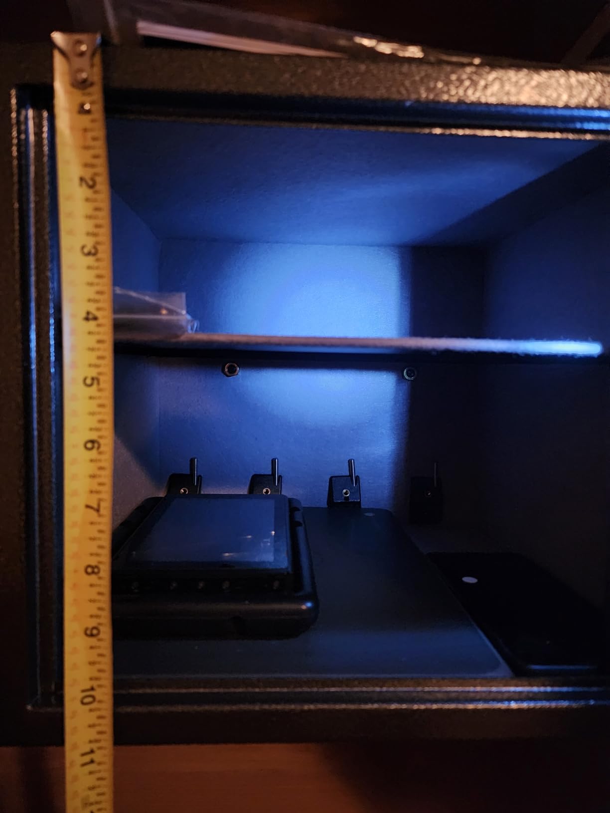 Billconch Smart Gun Safe for Multiple Pistols - Automatic Lock Safe Box | Biometric Handgun Safe with LCD Display/Voice Guide customer photo 1