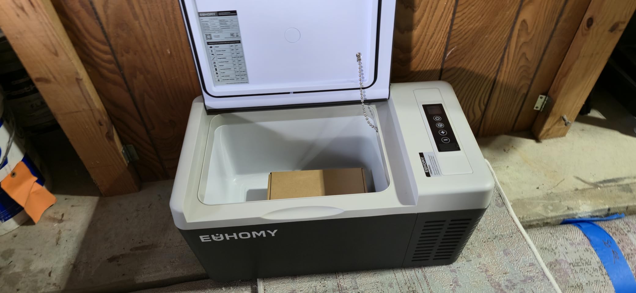EUHOMY 12 Volt Refrigerator, 19QT(18L) Compressor Electric Cooler APP Control, Car Fridge -4℉~68℉, Portable Refrigerator 12/24V DC 100-240V AC, Portable Freezer for Camping, Travel, Boat customer photo 1