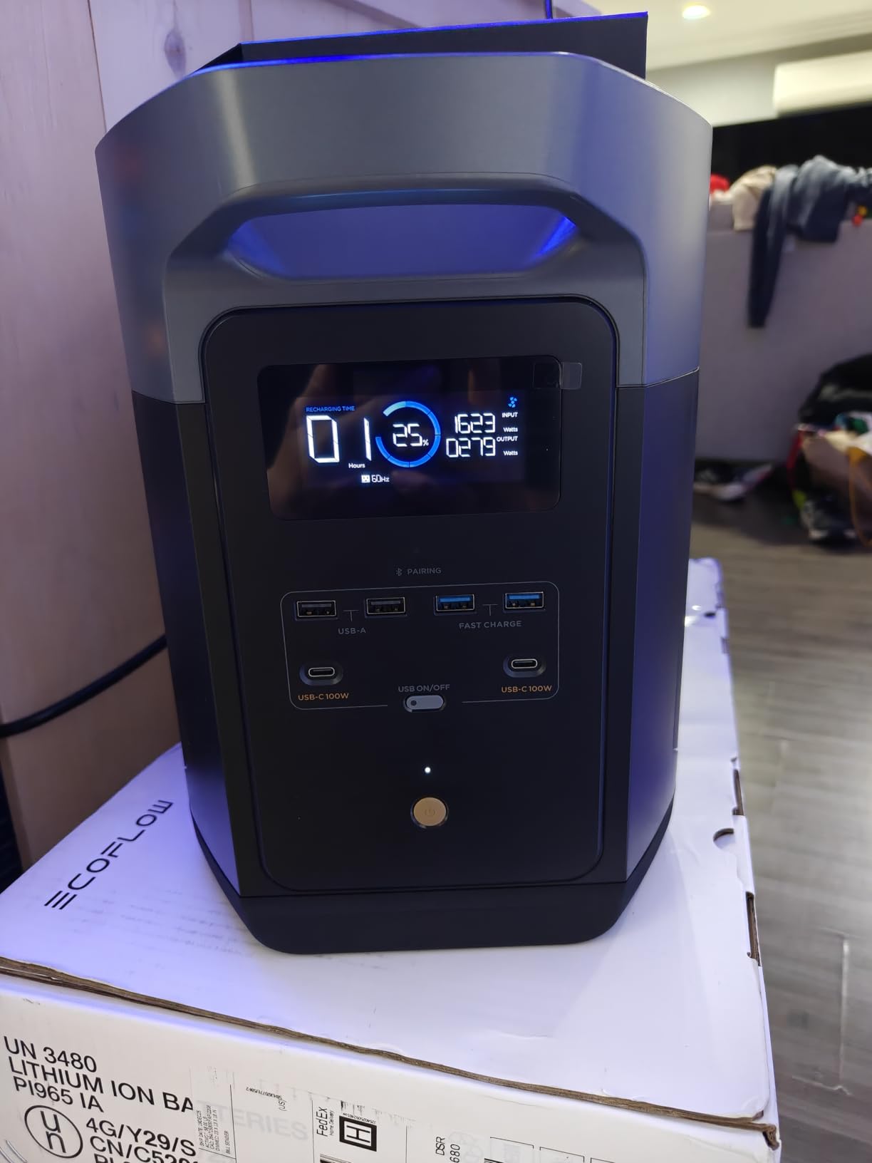 EF ECOFLOW Solar Generator DELTA 2 Max 2048Wh with 220W Solar Panel, LiFePO4 Battery Portable Power Station, Up to 3400W AC Output, AC + Solar Fast Dual Charging 0-100% in 1 Hr For Outdoor Camping RV customer photo 2