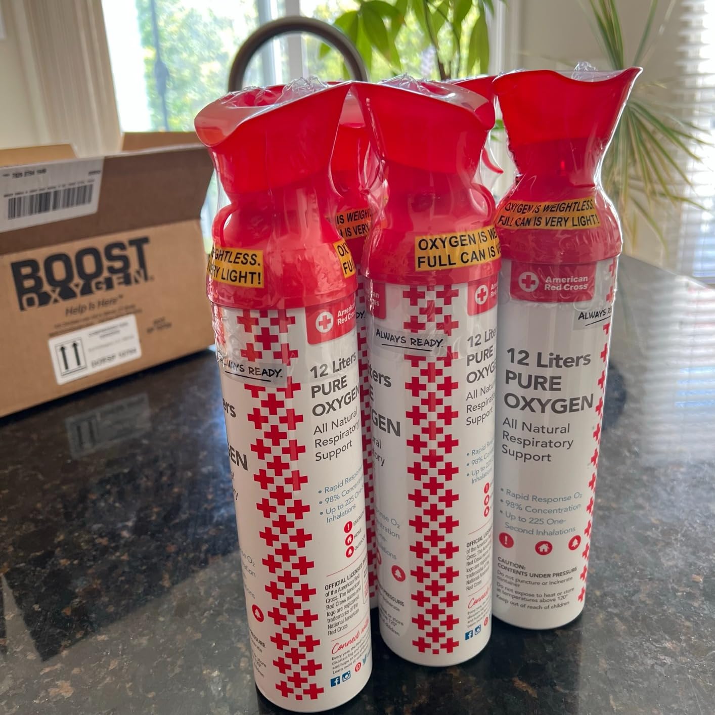 Boost Oxygen Extra-Large Rapid Response 12L Canister, 2 Pack | Our Longest Lasting Can • No Added Aromas • For First Aid Kits & Emergency Preparedness customer photo 1