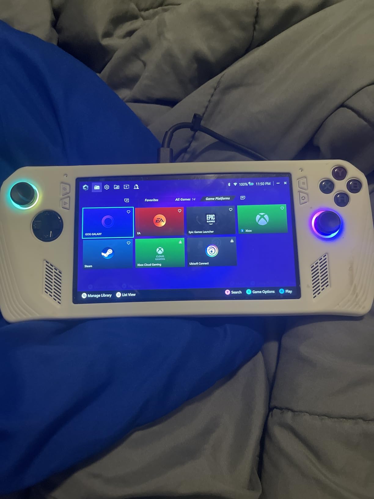 ROG Ally Gaming Handheld Console - Z1 Processor, 512GB, 1080p 120Hz Display, White customer photo 1